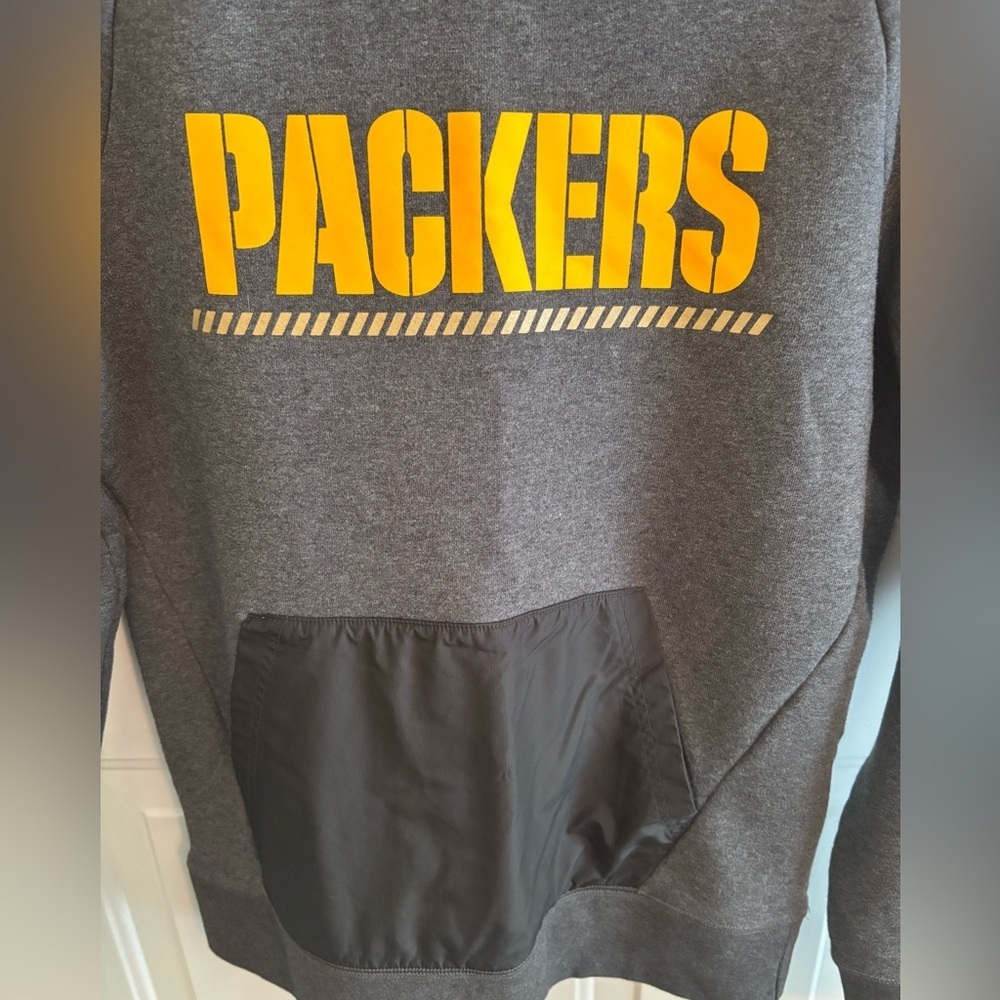 Nike Green Bay Packers Crewneck Sweatshirt Men’s Medium Gray NFL Pullover - Picture 5 of 10